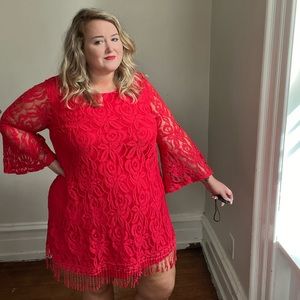 Red Lace Dress